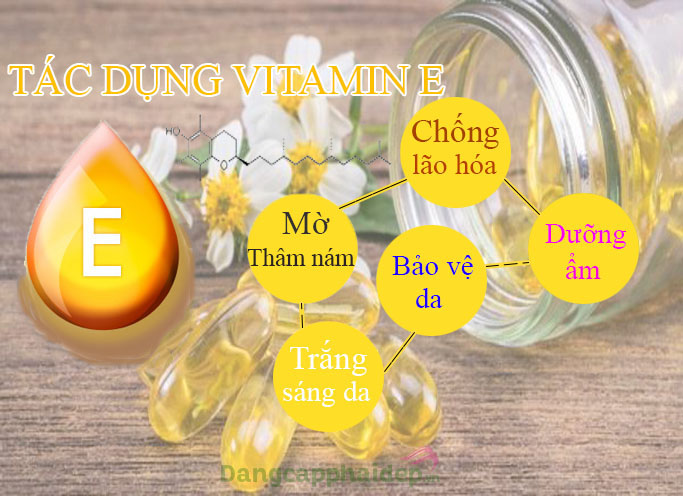 Vitamin E có rất nhiều công dụng với làn da.
