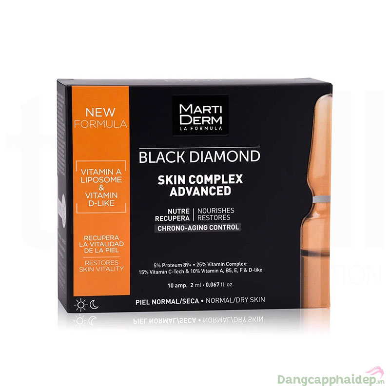 MartiDerm Black Diamond Skin Complex Advanced - Tinh Chất Chống Oxy Hóa Làm Sáng Da