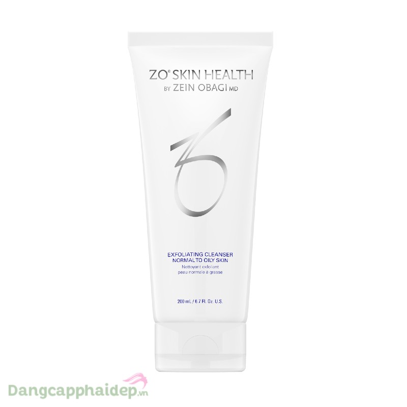 Zo Skin Health Exfoliating Cleanser 200ml - Sữa rửa mặt cho da thường và da thiên dầu