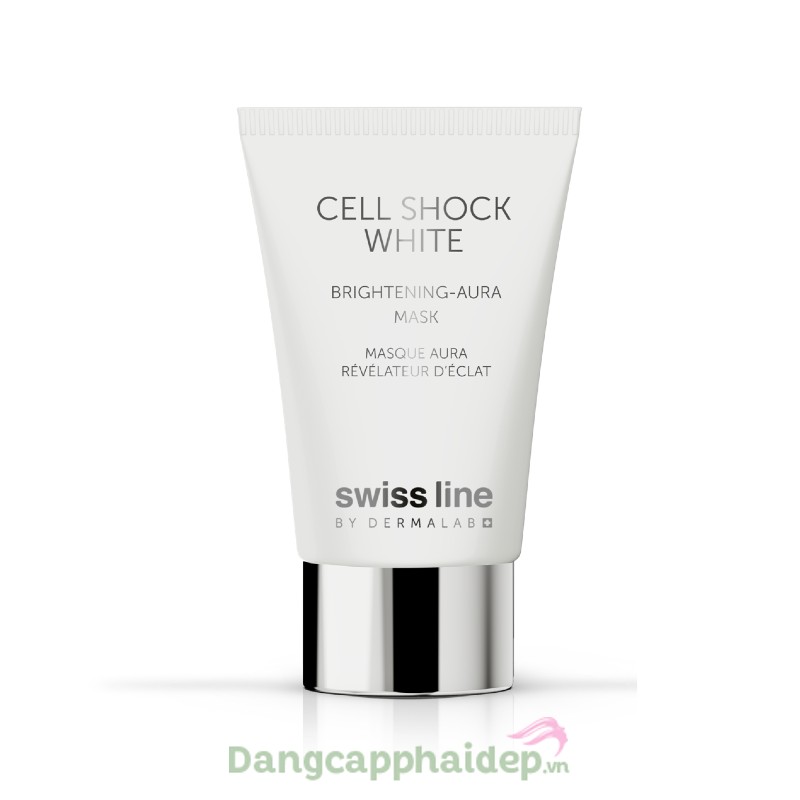Swissline Brightening Aura Mask 75ml - Mặt nạ dưỡng trắng, trị đốm nâu, nám da