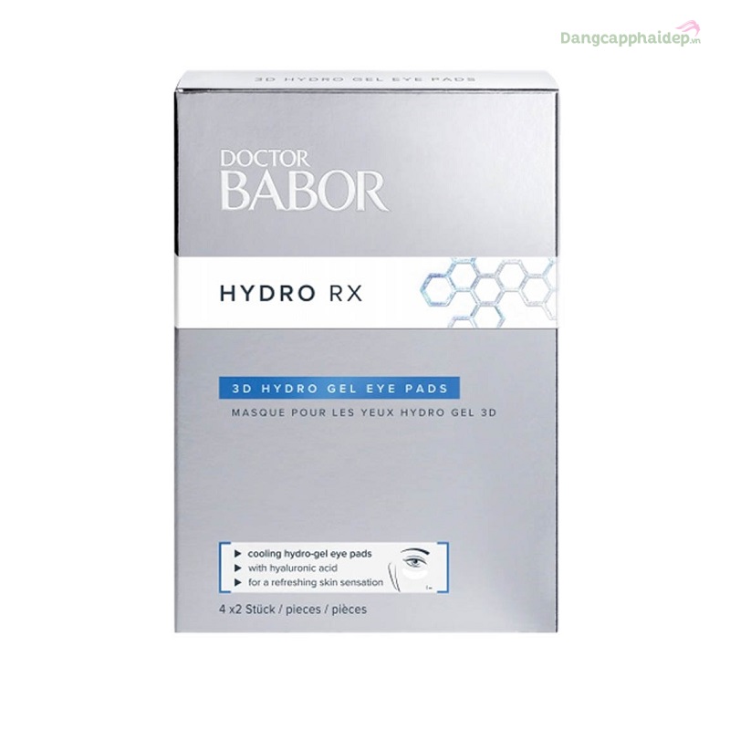 Babor 3D Hydro Gel Eye Pads – Mặt nạ dưỡng trẻ hoá da vùng mắt
