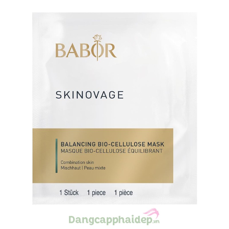 Babor Skinovage Balancing Bio-Cellulose Mask - Mặt nạ dưỡng và điều chỉnh độ cân bằng cho da hỗn hợp