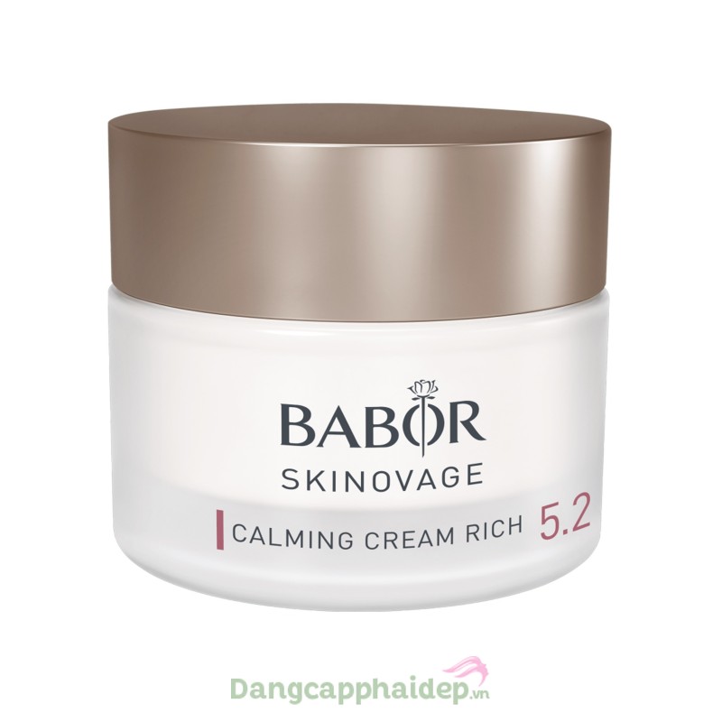 Babor Skinovage Calming Cream Rich 50ml - Kem giàu dưỡng chất giảm các dấu hiệu kích ứng, chống lão hóa sớm