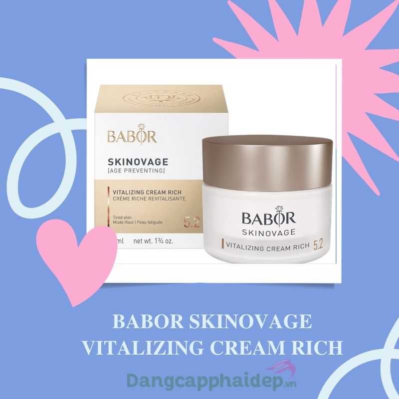 Babor Skinovage Vitalizing Cream Rich
