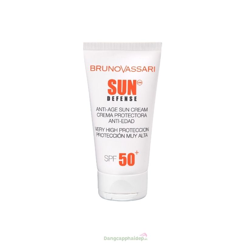 Kem chống nắng ngăn ngừa nếp nhăn Bruno Vassari Sun Defense Anti-Age Sun Cream SPF50