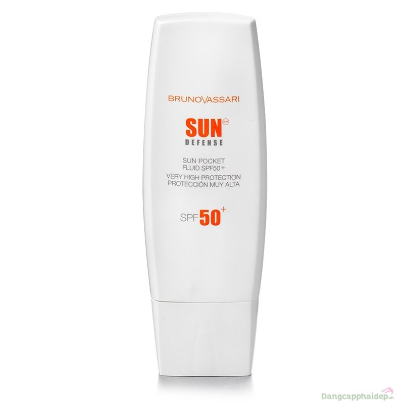 Kem chống nắng ngừa lão hóa Bruno Vassari Sun Defense Sun Pocket Fluid SPF 50.