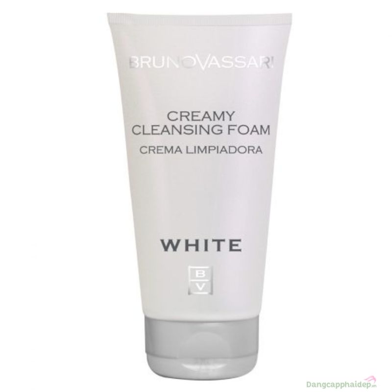 Bruno Vassari White Creamy Cleansing Foaming 150ml - Sữa Rửa Mặt Làm Sạch Sáng Da