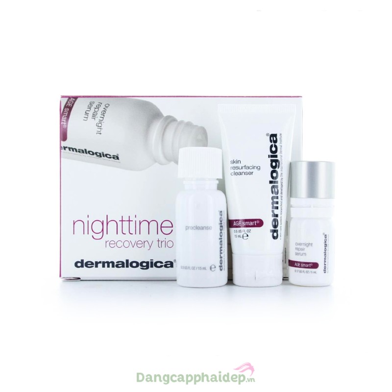 Dermalogica Nighttime Recovery Trio Kit - Bộ dưỡng tái tạo da ban đêm