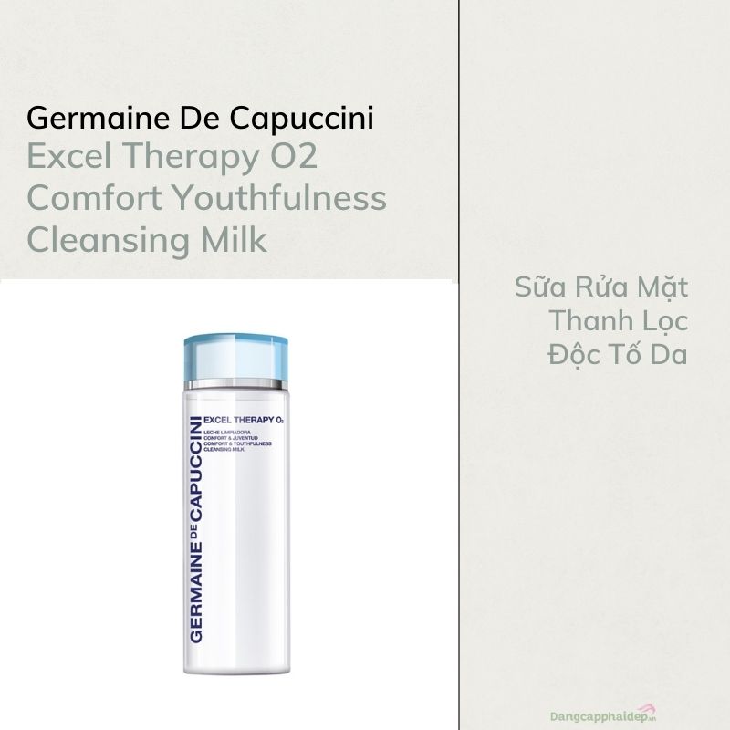 Germaine De Capuccini Excel Therapy O2 Comfort Youthfulness Cleansing Milk