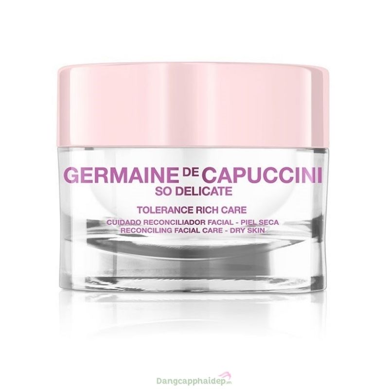Germaine De Capuccini So Delicate Tolerance Rich Care 50ml - Kem điều trị kích ứng cho da khô, rất khô