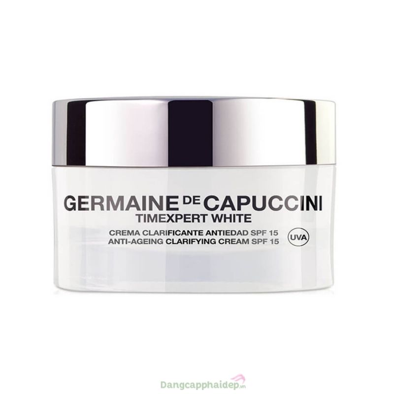 Kem làm sáng da chống lão hóa Germaine De Capuccini Timexpert White Anti-Ageing Clarifying Cream SPF15.