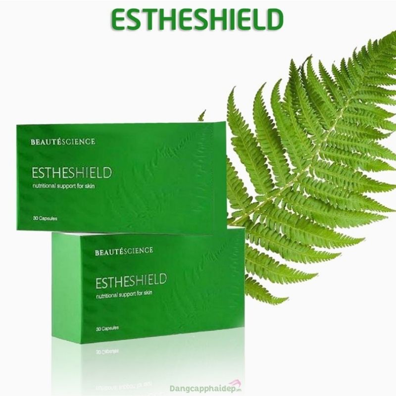 Viên uống chống nắng EstheShield bảo vệ da toàn diện từ bên trong.