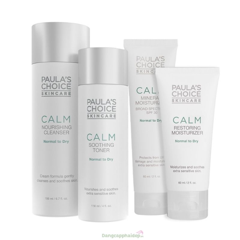 Paula's Choice Calm Basic Kit For Normal To Dry - Bộ Kit Cấp Ẩm Giảm Nhạy Cảm Cho Da