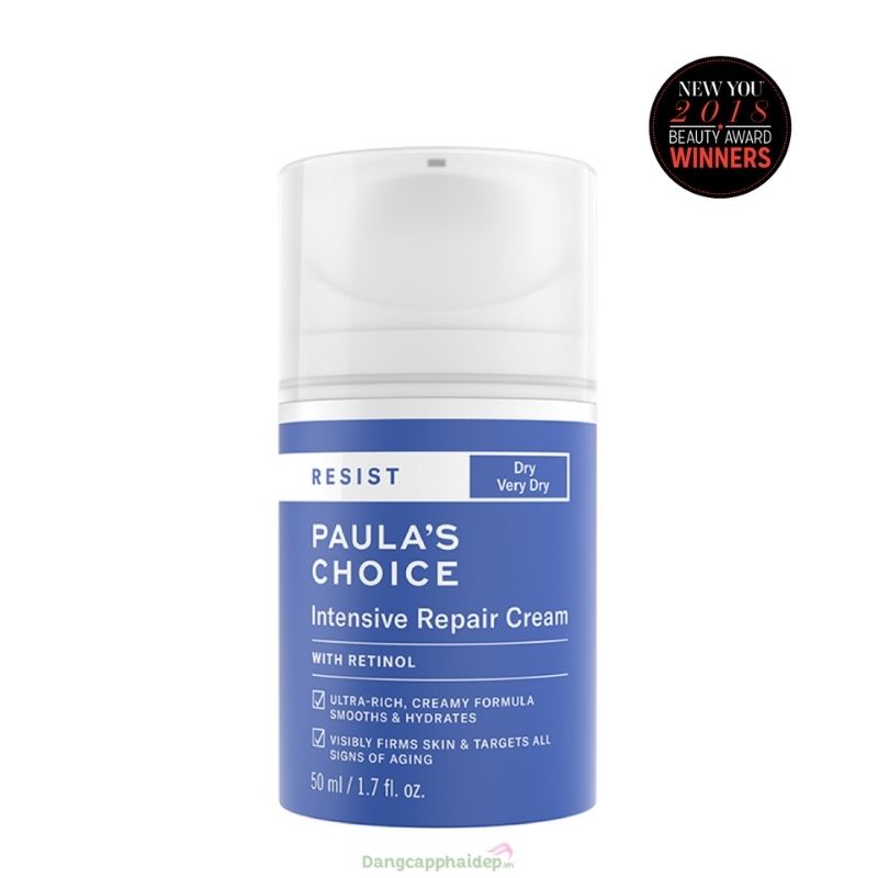 Paula's Choice Resist Intensive Repair Cream 50ml - Kem Dưỡng Ẩm Siêu Trẻ Hóa Da
