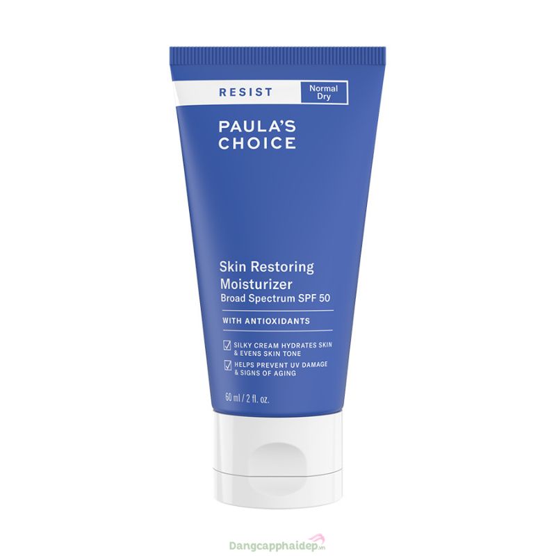 Paula’s Choice Resist Skin Restoring Moisturizer SPF 50 60ml - Kem Dưỡng Chống Nắng Cấp Ẩm