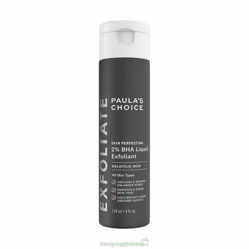 Paula's Choice Skin Perfecting 2% BHA Liquid Exfoliant 118ml - Dung Dịch Tẩy Da Chết Hóa Học