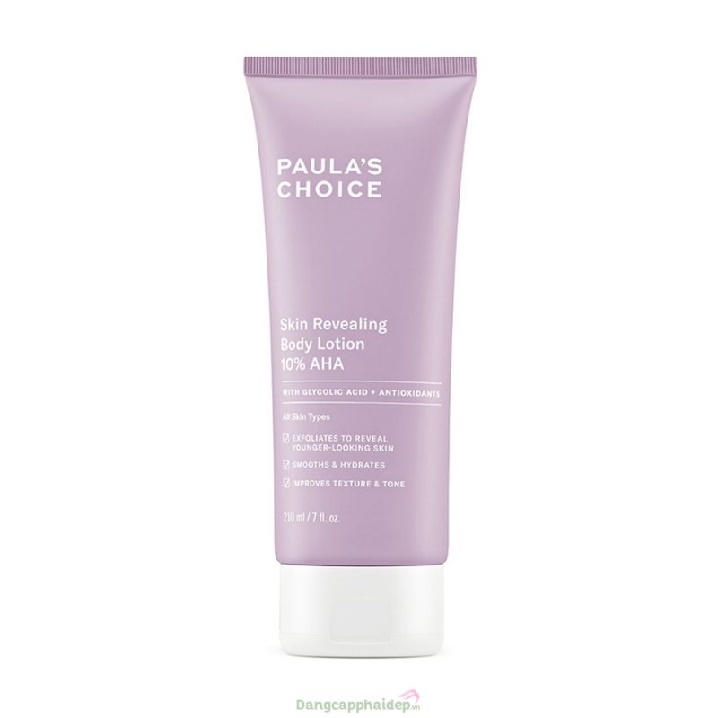 Paula’s Choice Skin Revealing Body Lotion 10% AHA 210ml - Lotion Tẩy Da Chết Body