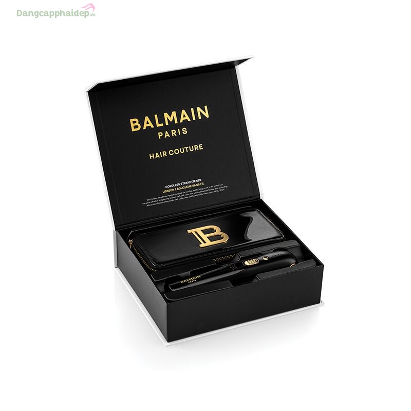 Balmain Hair Limited Edition Cordless Straightener FW21 Black Gold