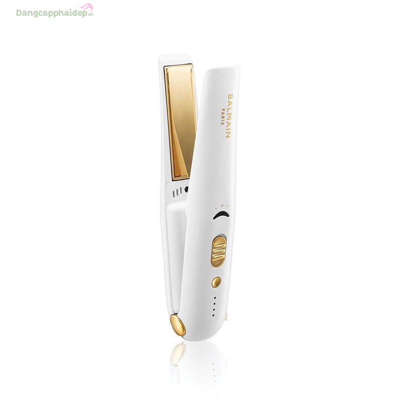 Balmain Hair Limited Edition Cordless Straightener FW21 White Gold – Máy ép tóc không dây phiên bản giới hạn