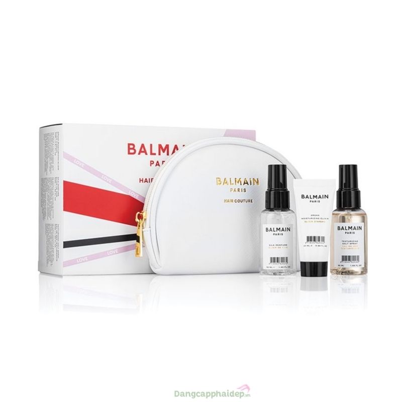 Balmain Hair Limited Edition Love Collection Cosmetic Styling Bag 2022 phiên bản giới hạn