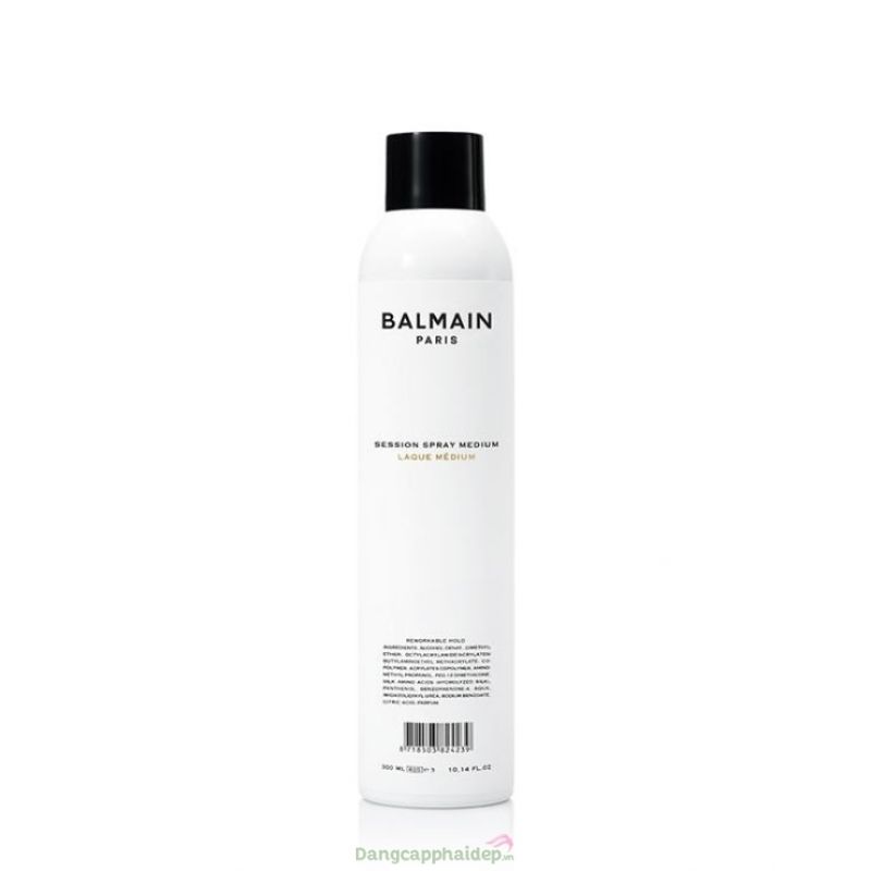 Balmain Hair Session Spray Medium 300ml - Keo Xịt Tóc Giữ Nếp Vừa