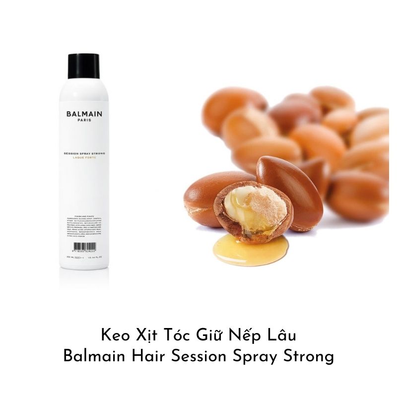 Thành phần nổi bật có trong keo xịt tóc Balmain Hair Session Spray Strong.