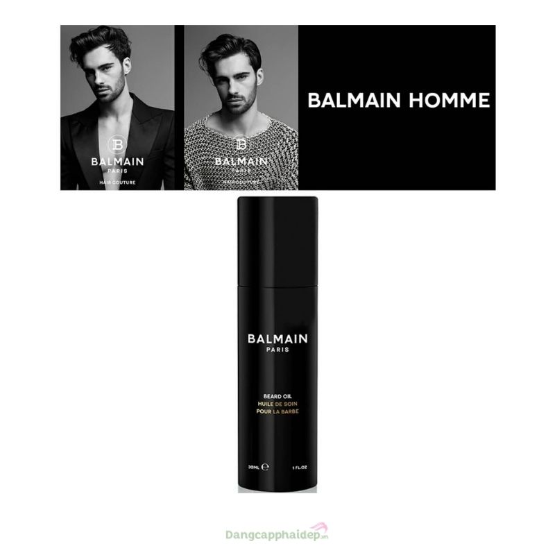 Balmain homme beard oil vừa là dầu dưỡng râu, tạo kiểu vừa là dầu thơm.