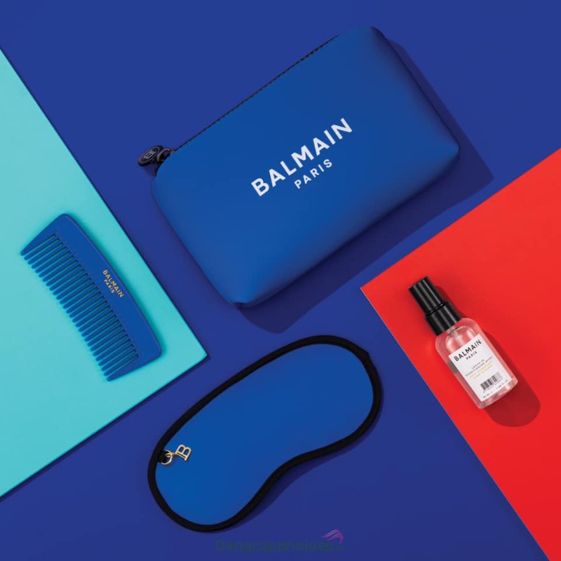 Balmain Hair Cobalt Blue Cosmetic Bag (Limited Edition)