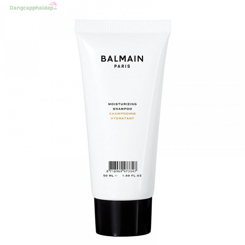 Balmain Hair White Patent Cosmetic Bag 