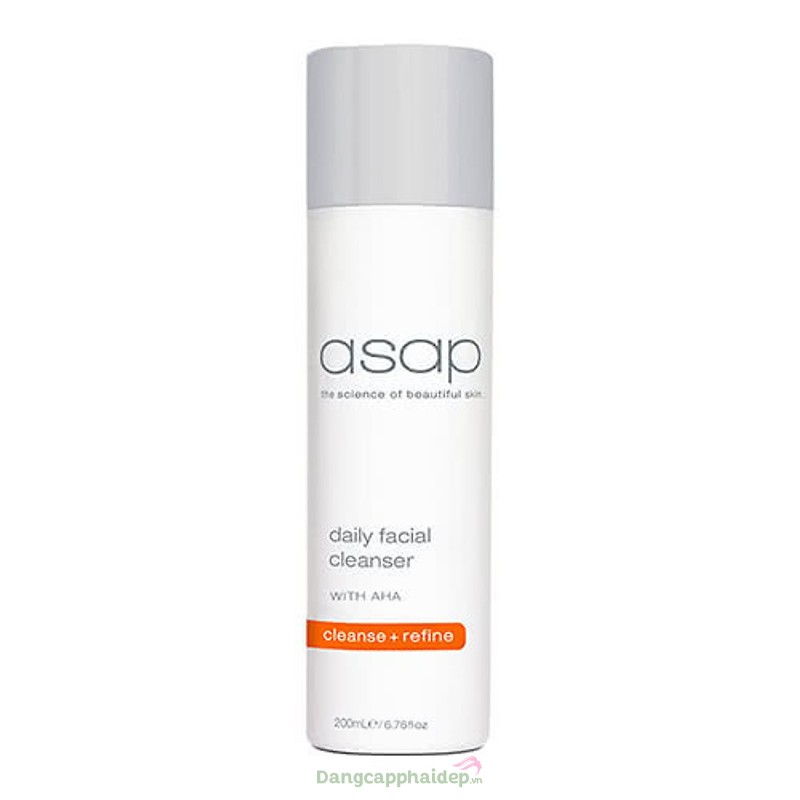 Sữa rửa mặt Asap Daily Facial Cleanser - Làm sạch sâu và tái tạo bề mặt da