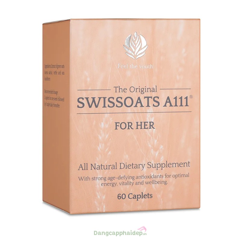 Viên uống Swissoats A111 For Her - Chống lão hóa và tăng cường sức khỏe