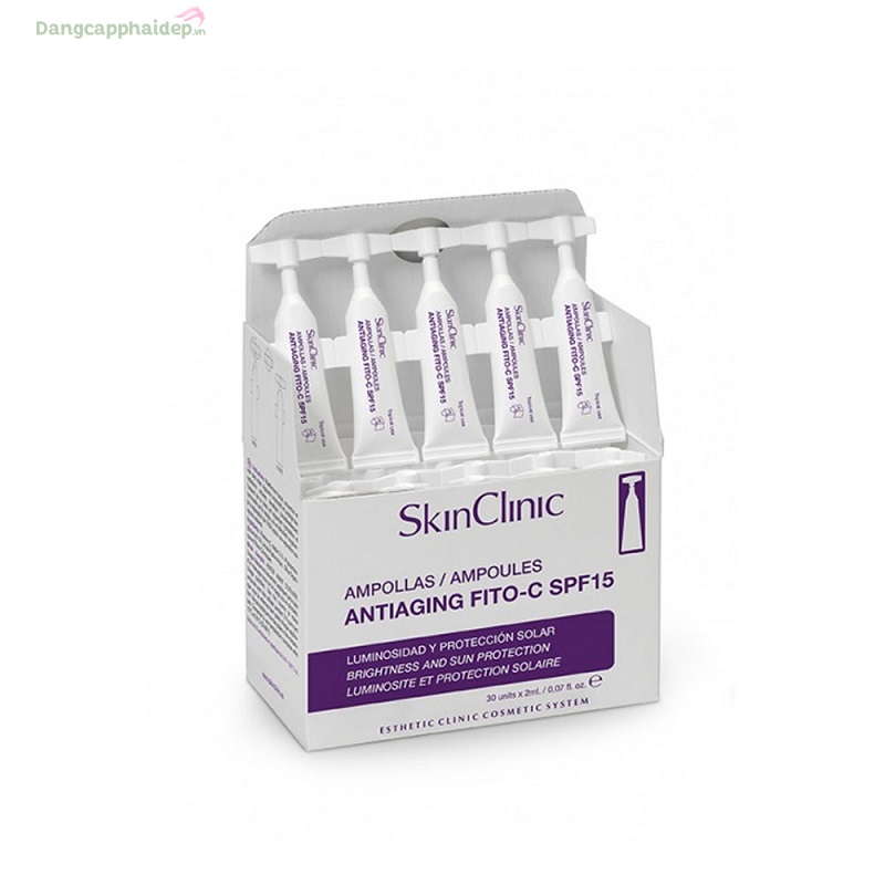Tinh chất chống lão hoá SkinClinic Anti Aging Fito-C SPF 15 giúp da tươi trẻ
